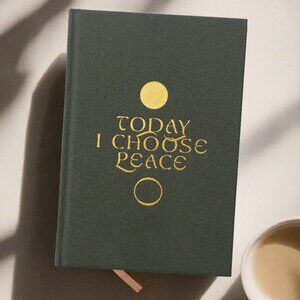 "Choose Peace" Linen-Bound Journal